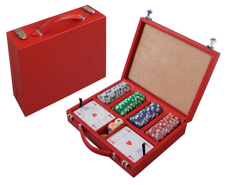 Poker case with handle