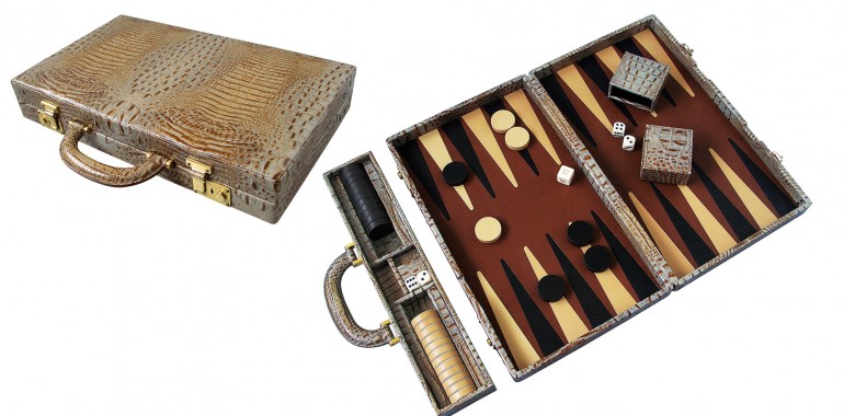 All calfskin Backgammon